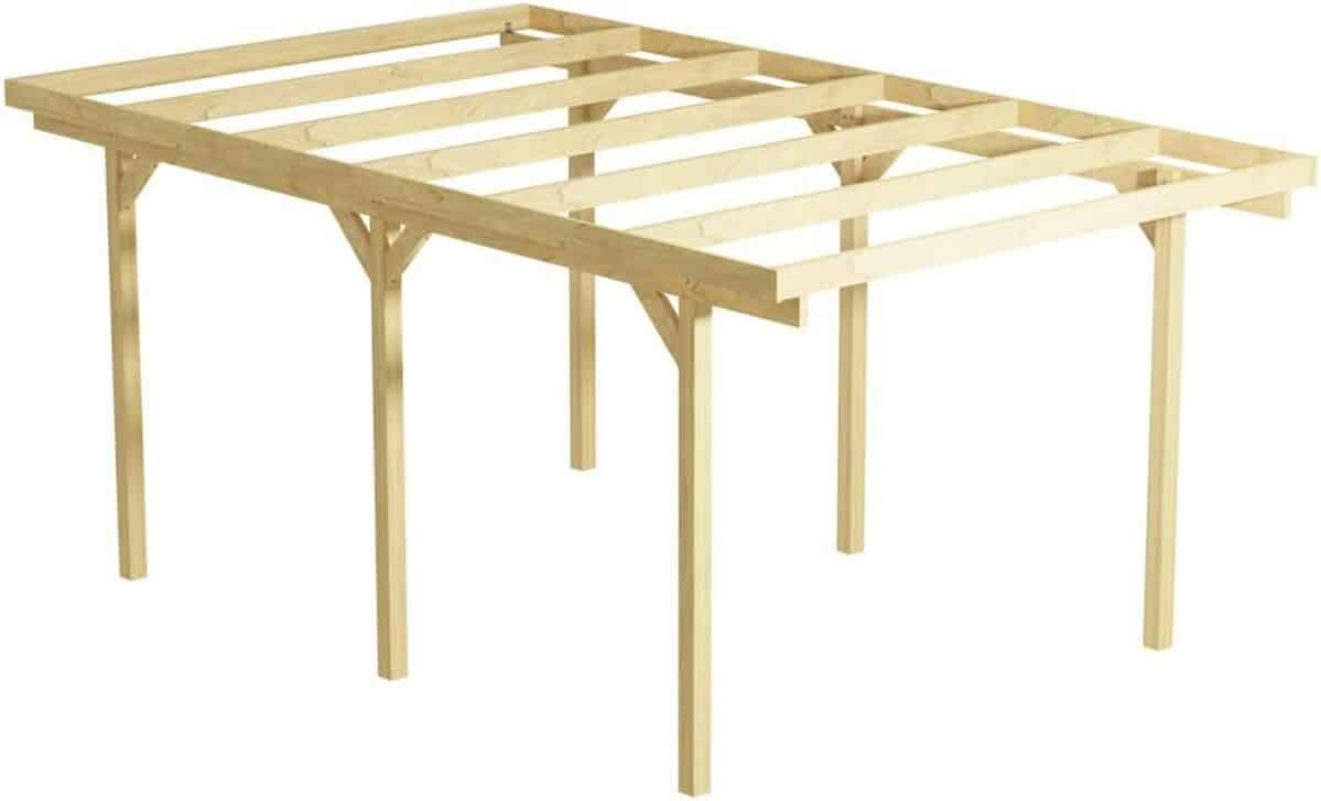 Test du Wood&Play Granit I : abri de garage robuste pour une voiture