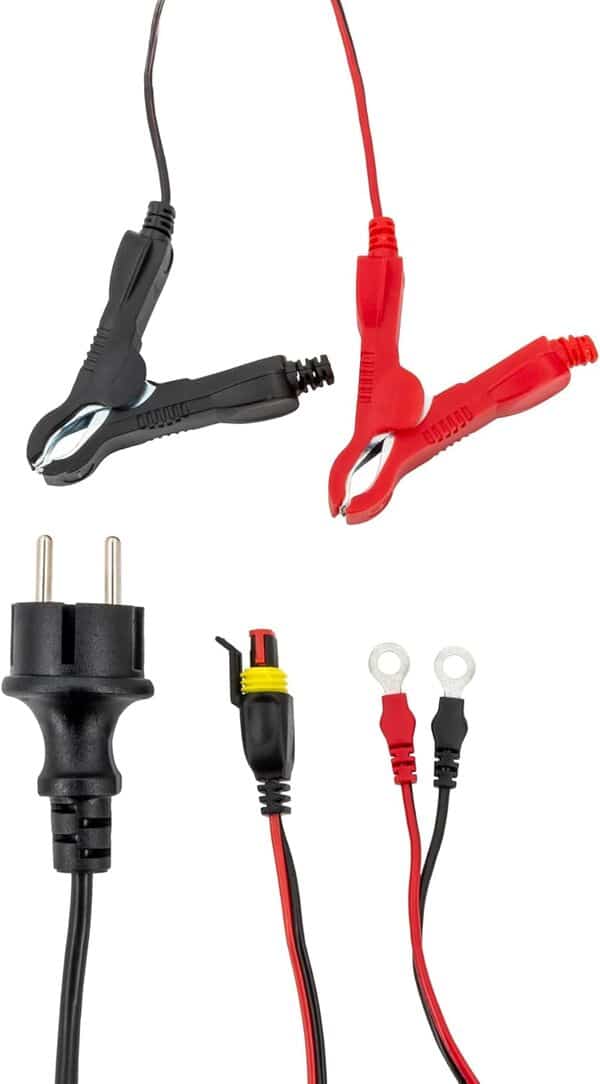 GYS Auto Chargeur de batterie 6B - 0.8AA Max pour Voiture Camions Moto Capacité de batterie À partir de 1,2 15Ah 029460