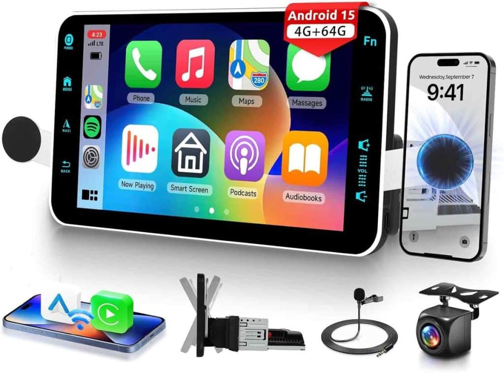 Test : autoradio Hodozzy 4G+64G avec écran tactile 9 pouces