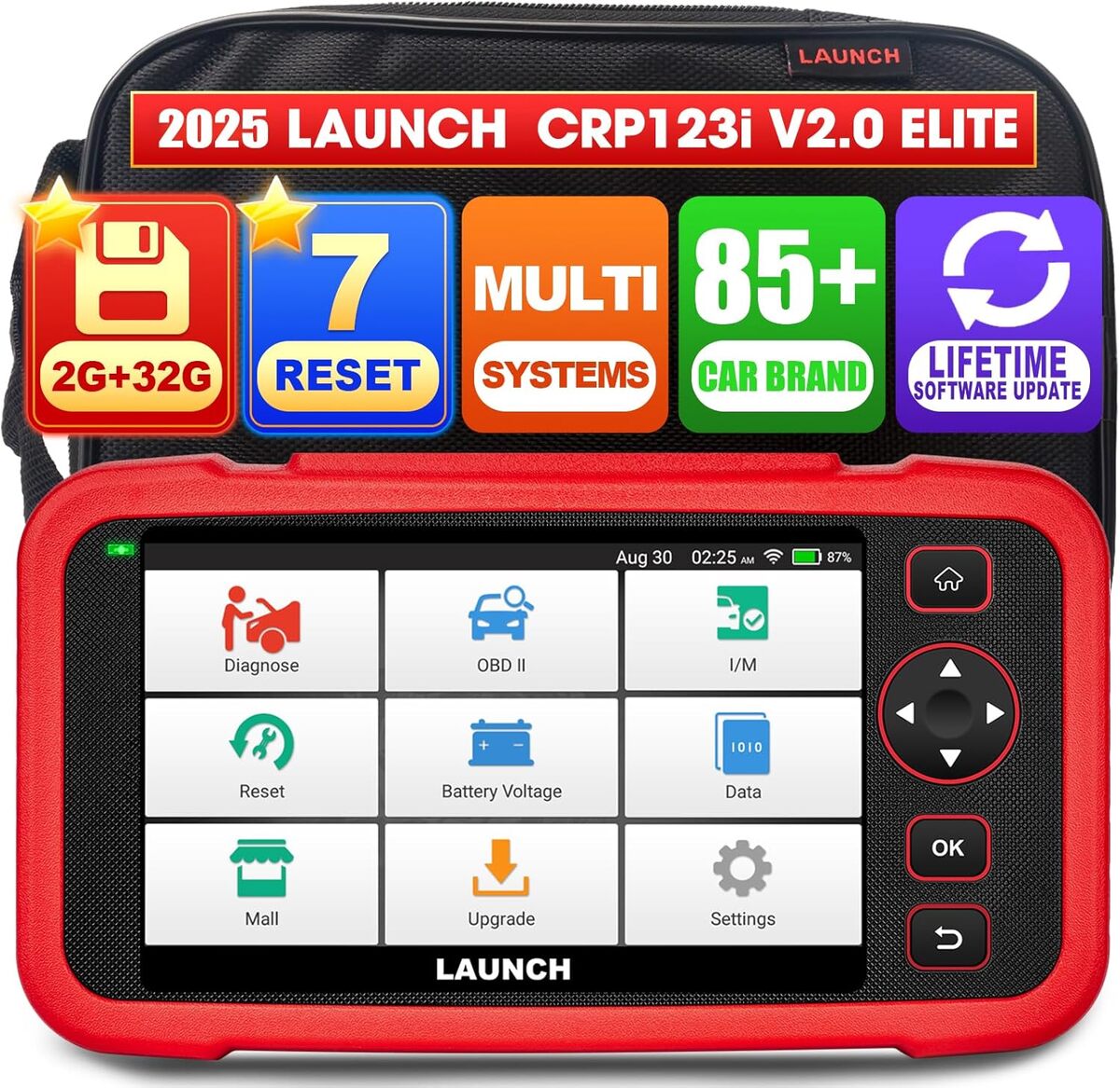 Test de la valise diagnostic LAUNCH CRP123i : l'outil auto indispensable