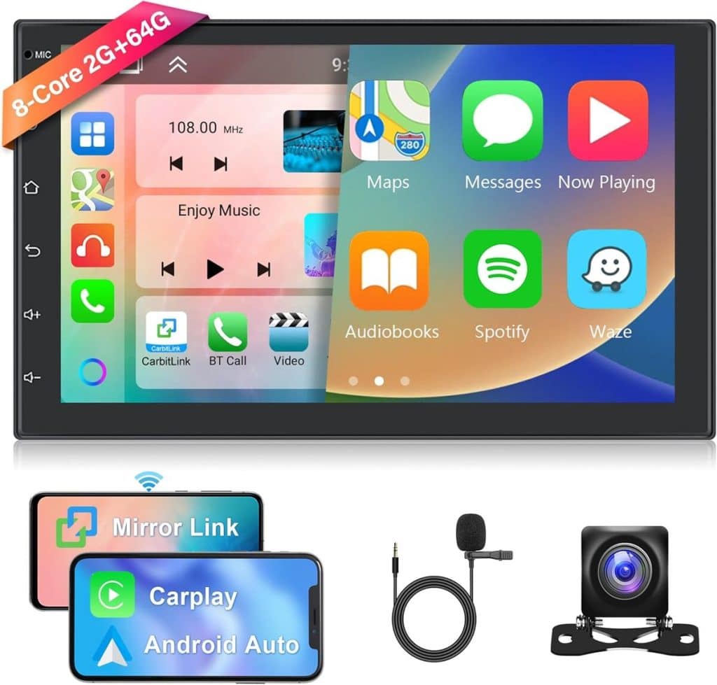 Test de l'autoradio Hodozzy Android 13 : écran tactile et GPS intégré