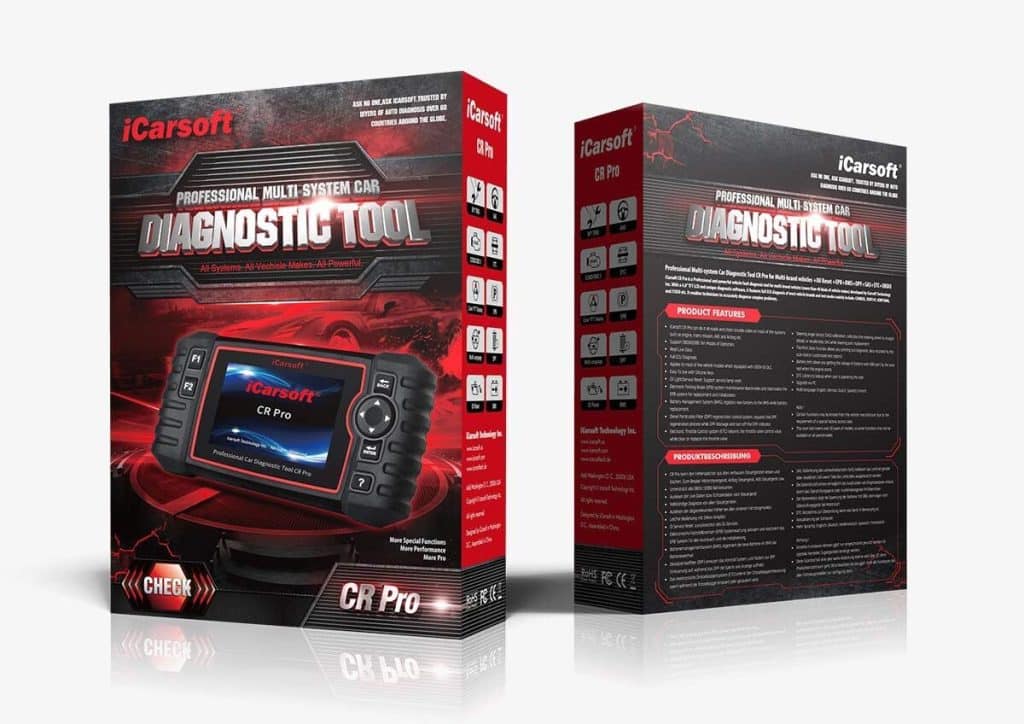 Test de l'icarsoft CR Pro : diagnostic auto complet