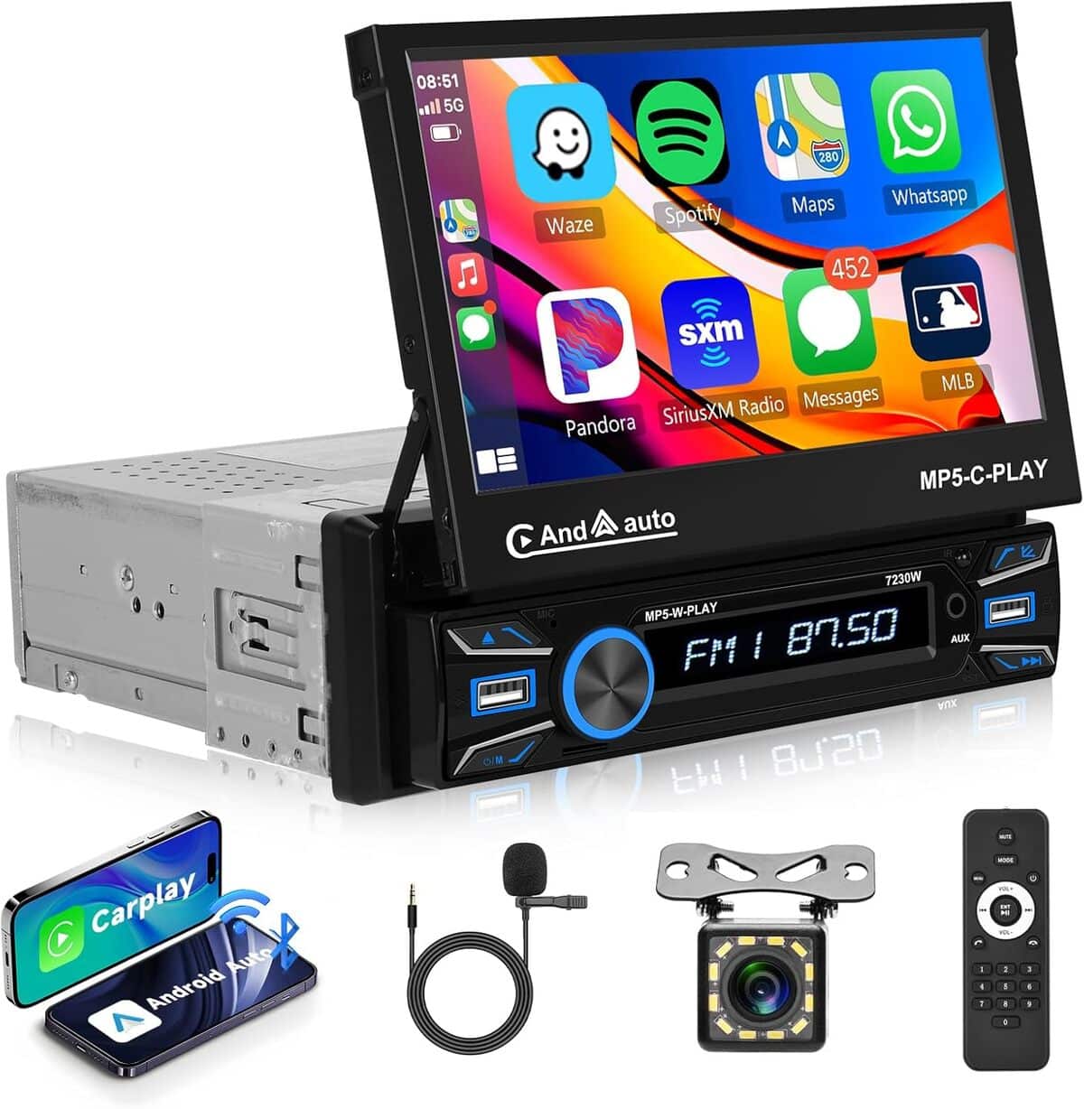 Test du Hodozzy autoradio 7 pouces avec carplay et caméra