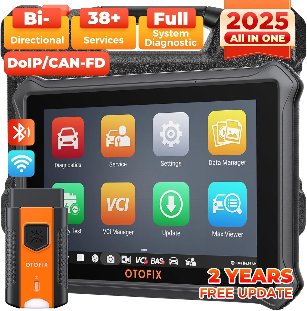Test valise diagnostic auto Otofix D1 Lite : fonctions avancées et mises à jour gratuites