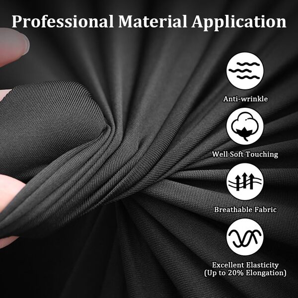 Housses pour Auto de Sport Intérieur Complète Bâche, Tissu élastique en Velours Doux, Respirant Anti-Poussière pour Le Garage Souterrain/Auto Show, L4.5~4.85M, Rayé Rouge + Noir