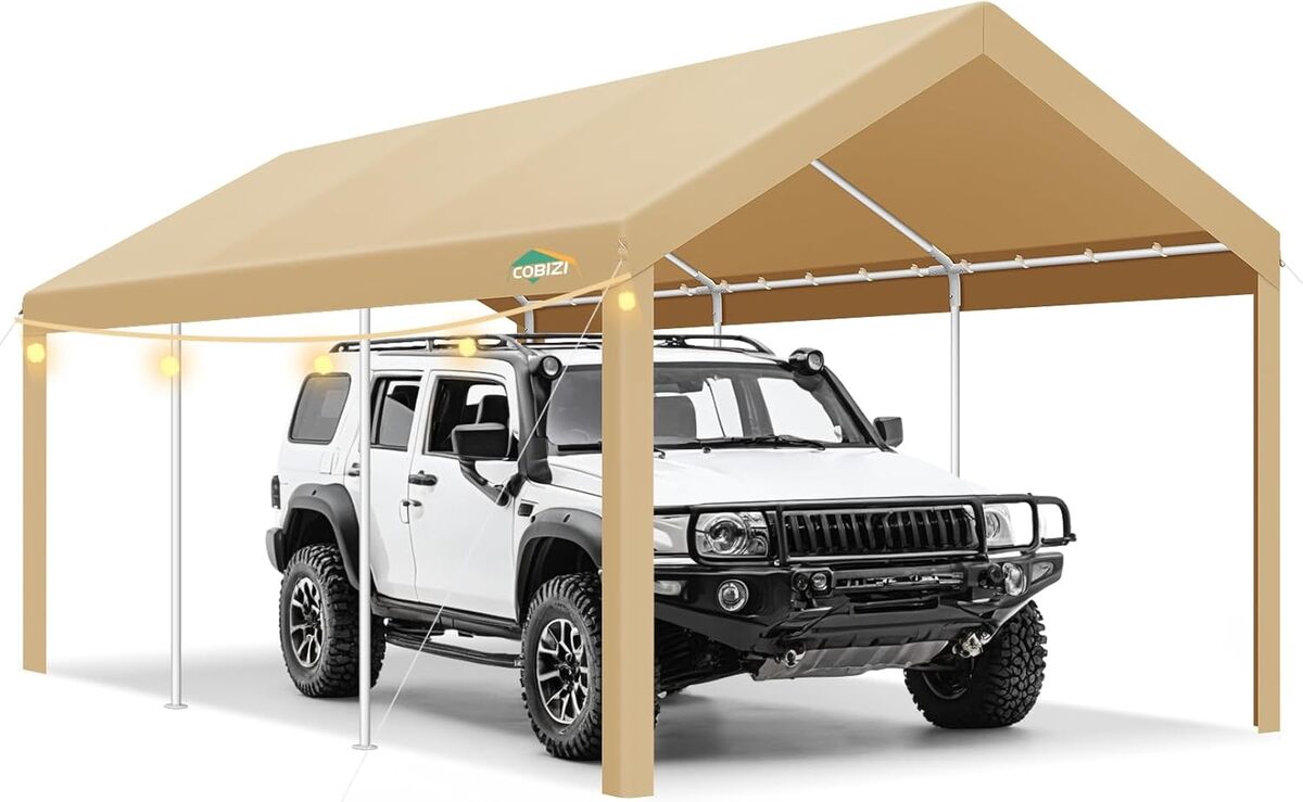 Test de l'abri de garage COBIZI : tente robuste et imperméable