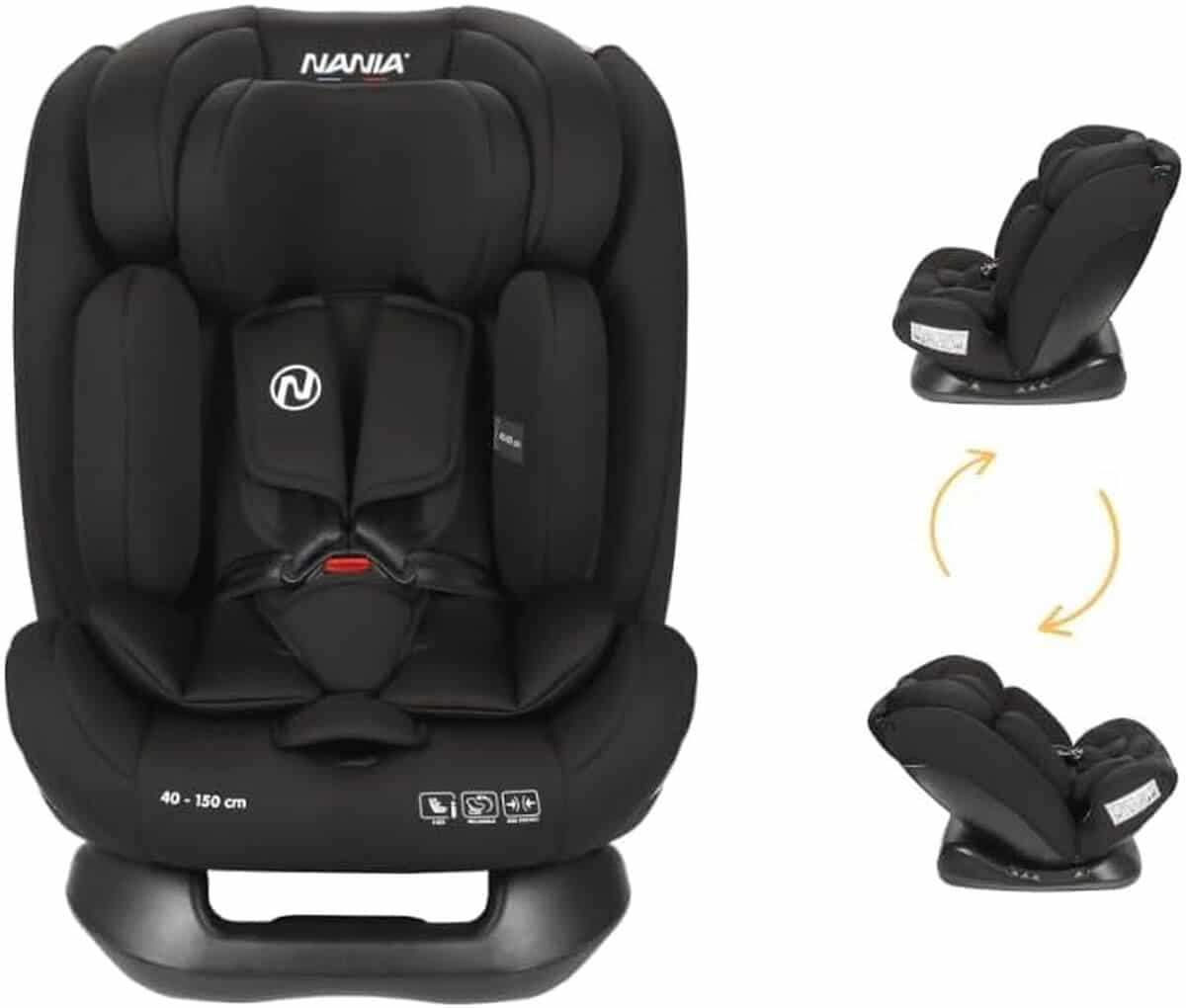 Test du siège auto évolutif Nania I-size 40-150 cm