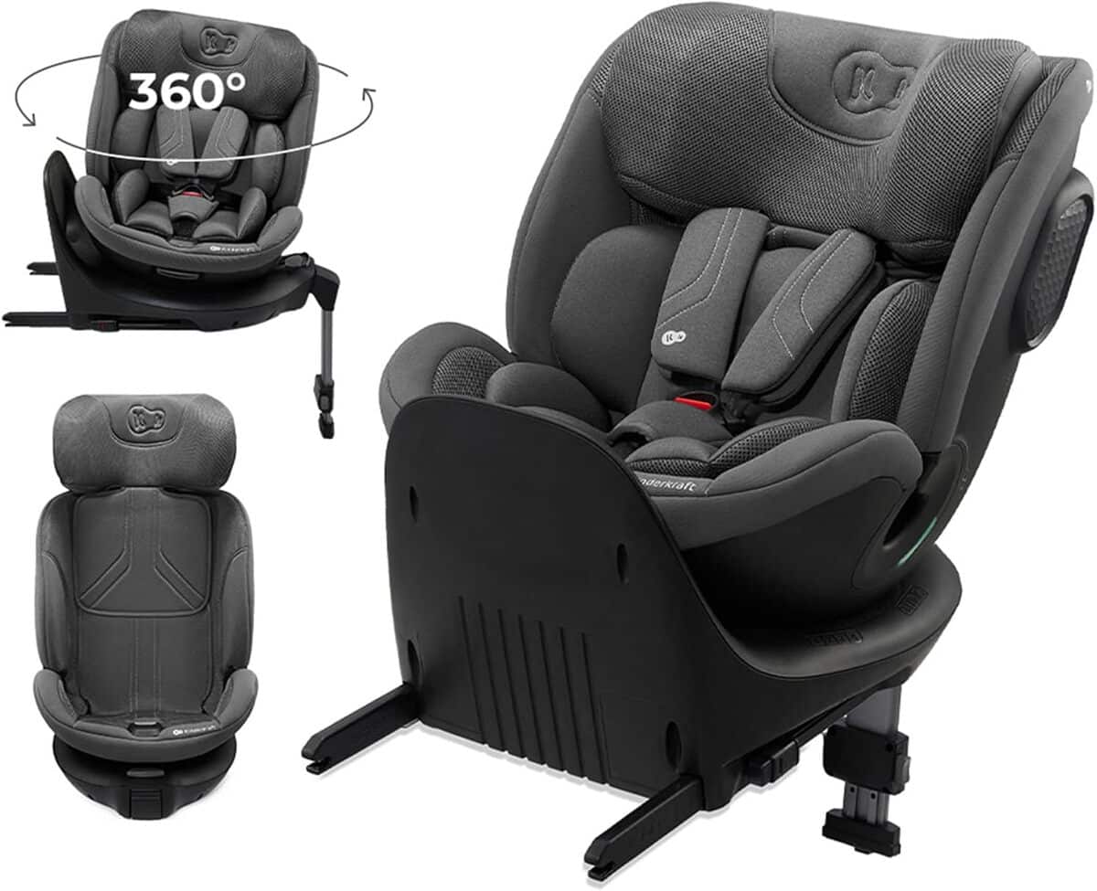Test du siège auto Kinderkraft XRIDER2 pivotant 360°