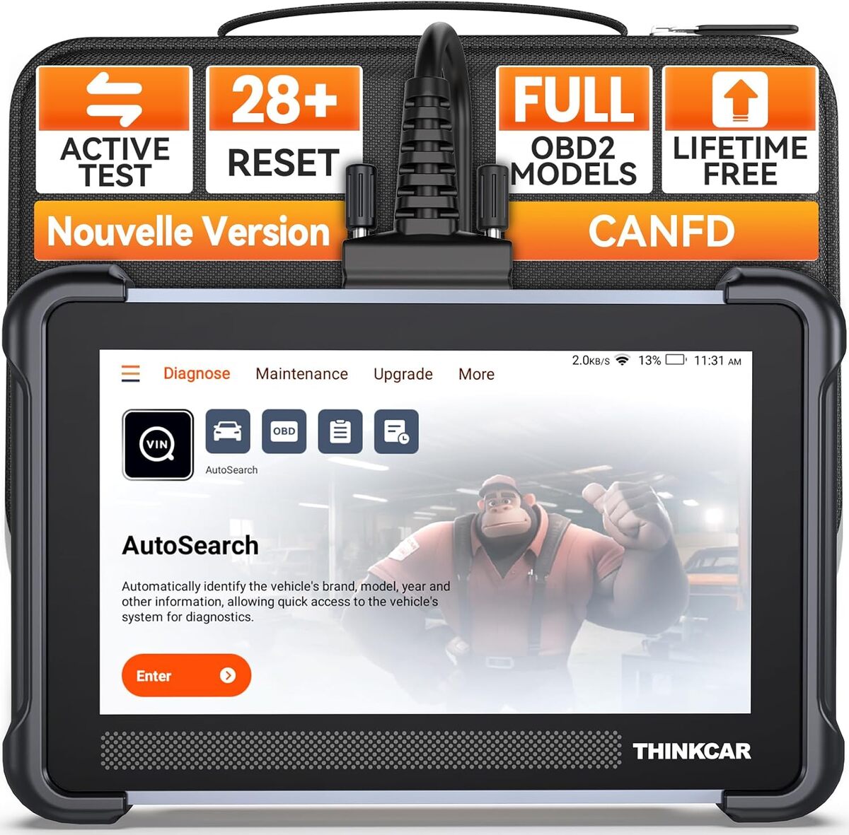 Test du ThinkScan 672 : valise diagnostic auto complète
