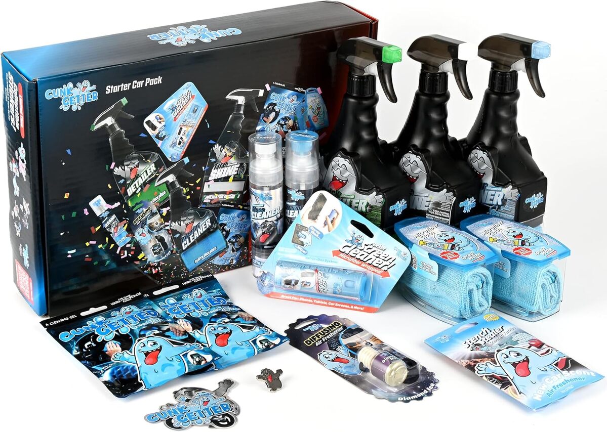 Test : gunk Getter kit de nettoyage auto essentiel pour vitres et intérieur