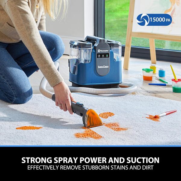 Vacmaster SCC1201H Shampouineuse Canapé, Moteur Puissant de 500W, Nettoyeurs tapis et moquettes Idéal pour Taches & Saletés Quotidiennes, Nettoyeur pour Tapis, Moquettes, canapé, Tissus, Voiture
