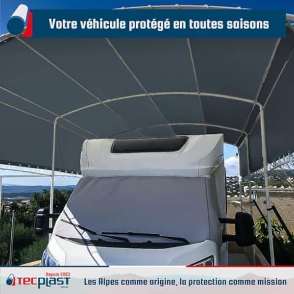 Découvrez notre analyse de la bâche Tecplast LP506CP pour carport, une solution étanche et durable avec une garantie de 5 ans pour une protection optimale de vos véhicules.