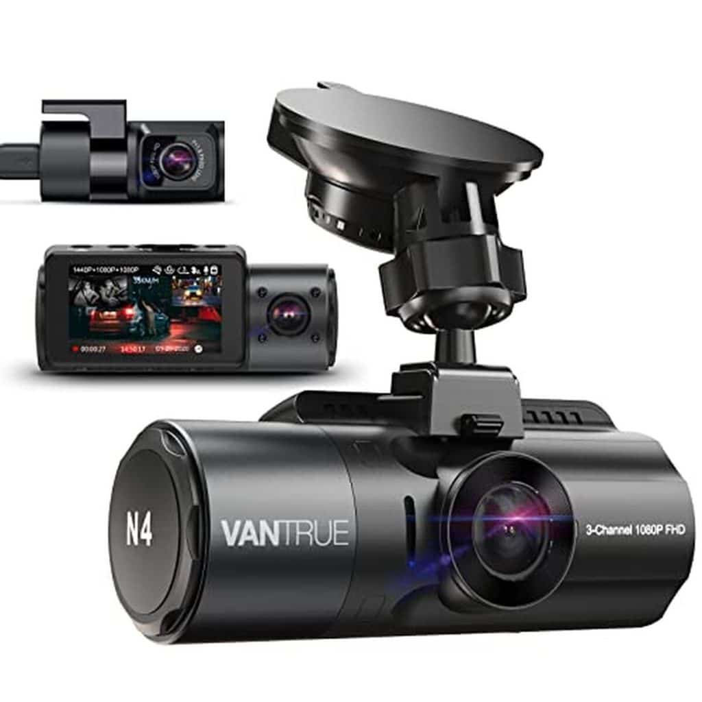 Test de la dashcam Vantrue N4 : triple caméra 360°