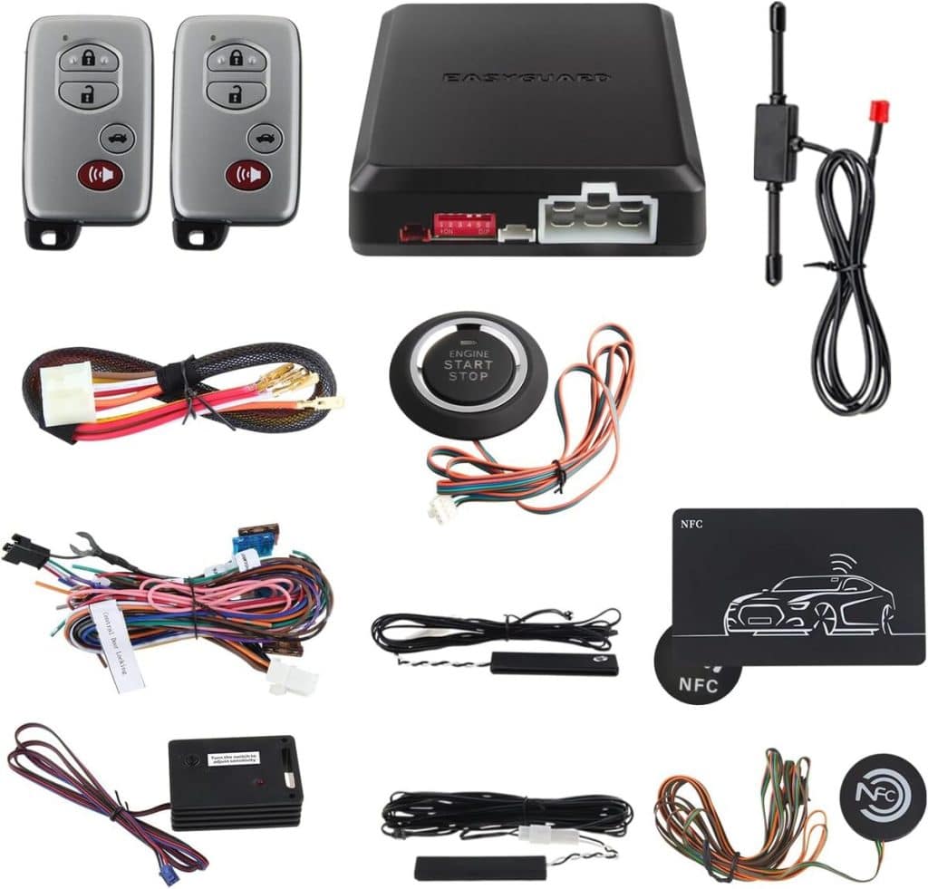 Test : système d'alarme EASYGUARD PKE à code tournant et démarrage sans clé