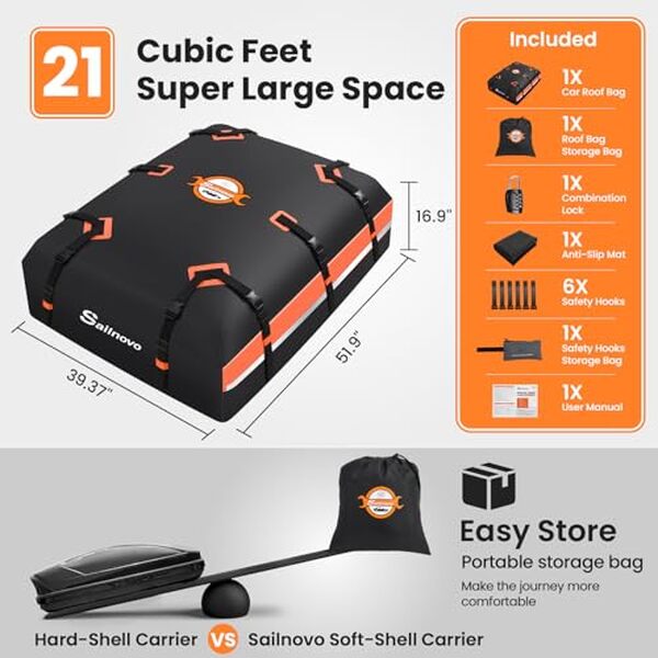 Découvrez notre test détaillé du coffre de toit Sailnovo étanche 590L : guide complet pour optimiser vos voyages en toute sécurité et confort