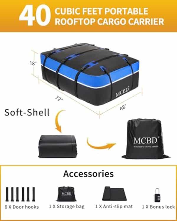 Découvrez notre test complet du sac de toit pour SUV de 1132 litres : espace, étanchéité et polyvalence pour tous vos voyages.