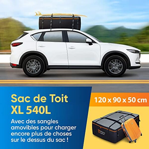 Découvrez notre critique détaillée du sac de toit imperméable BagMate XL 540 L. Idéal pour vos voyages, il offre une capacité optimale pour un prix compétitif.