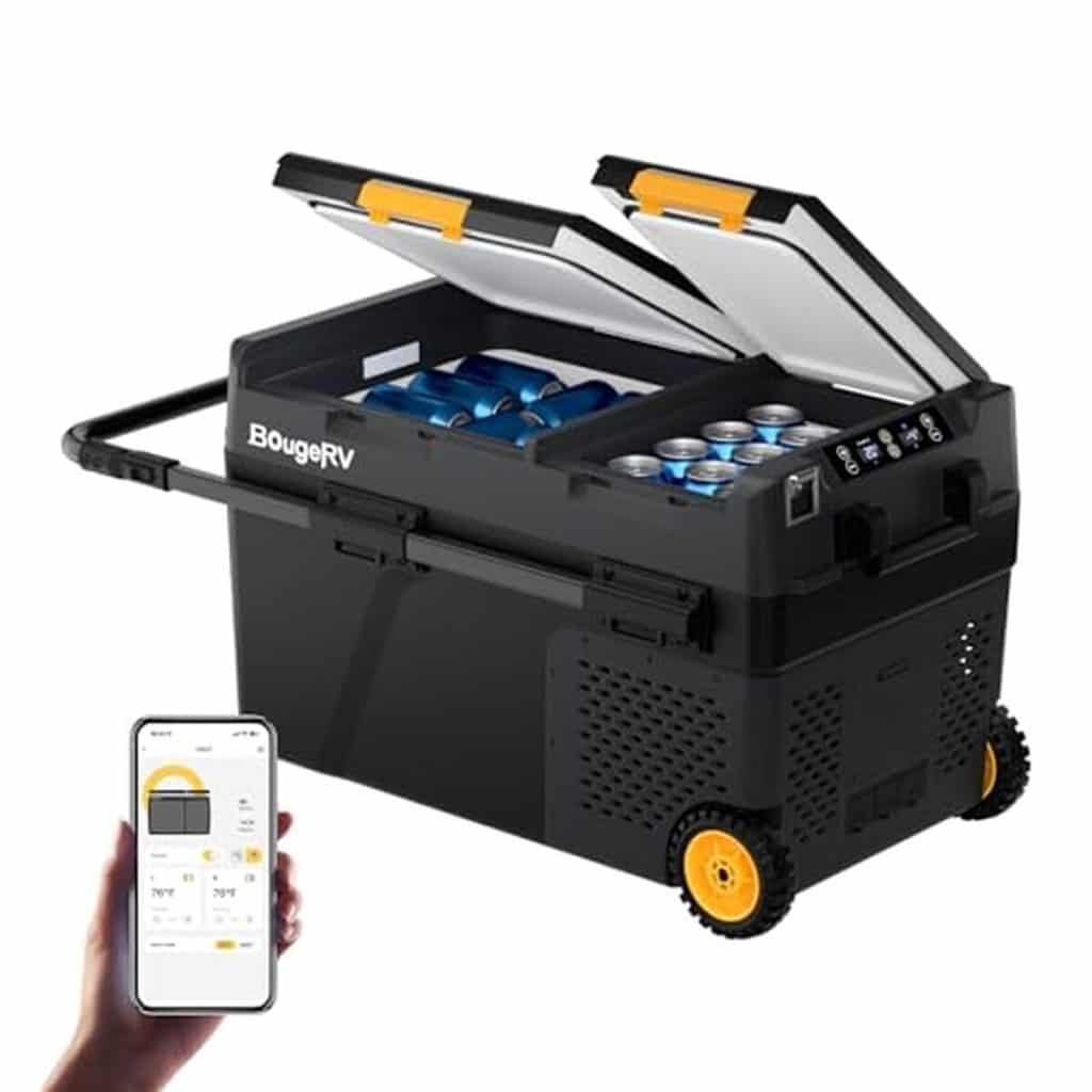 Test BougeRV CRD2 40L : glacière portable à double porte avec contrôle APP