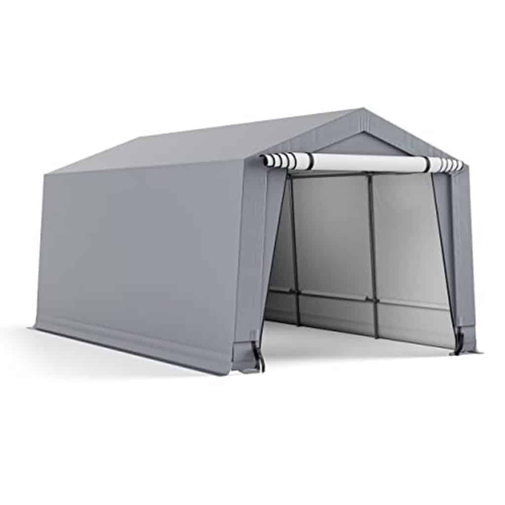 Test du garage amovible Goplus 4, 9x2, 9m : protection antirouille