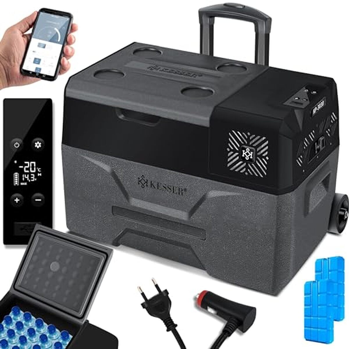 Test glacière Kesser 30L : froid extrême en déplacement