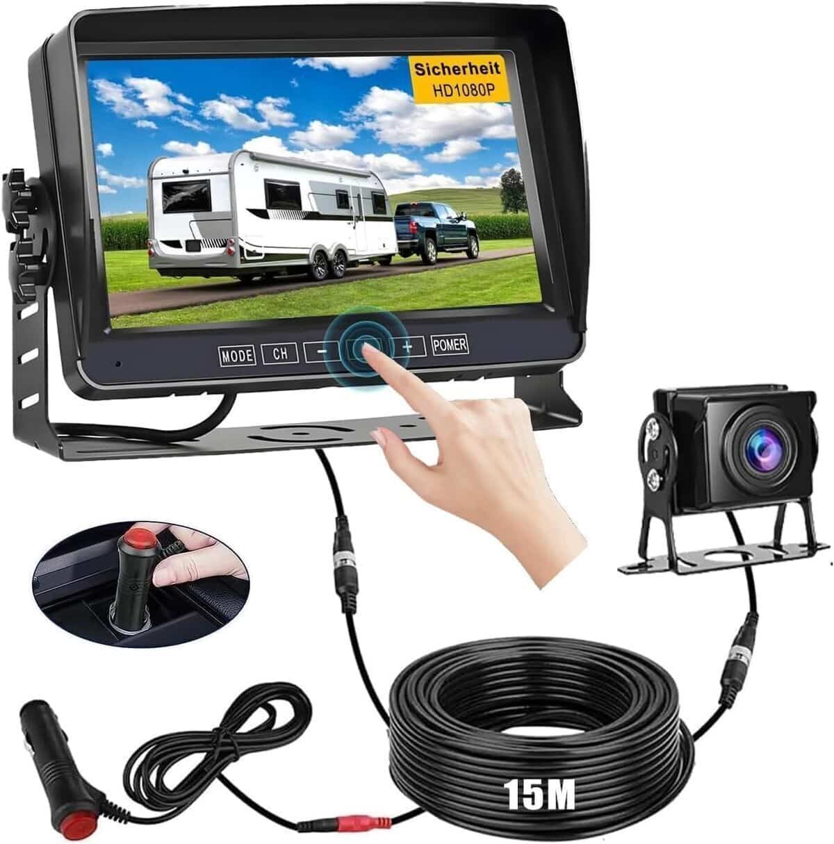 Caméra de recul 1080P avec écran HD pour SUV et camping-car : test et avis complet