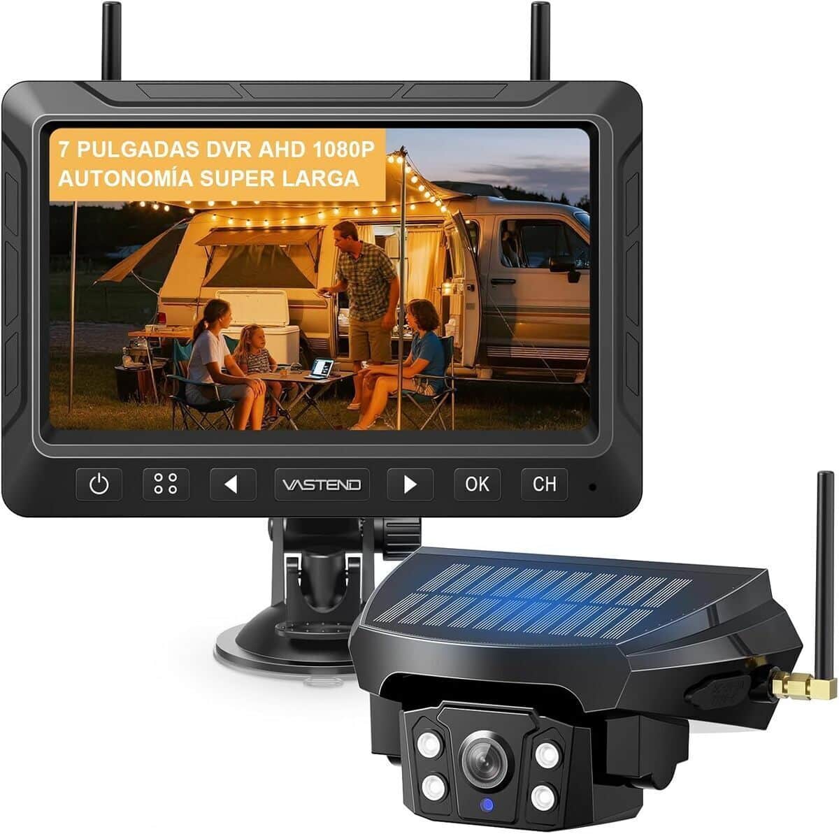 Test : caméra de recul solaire VS-7E avec écran 7" et vision nocturne