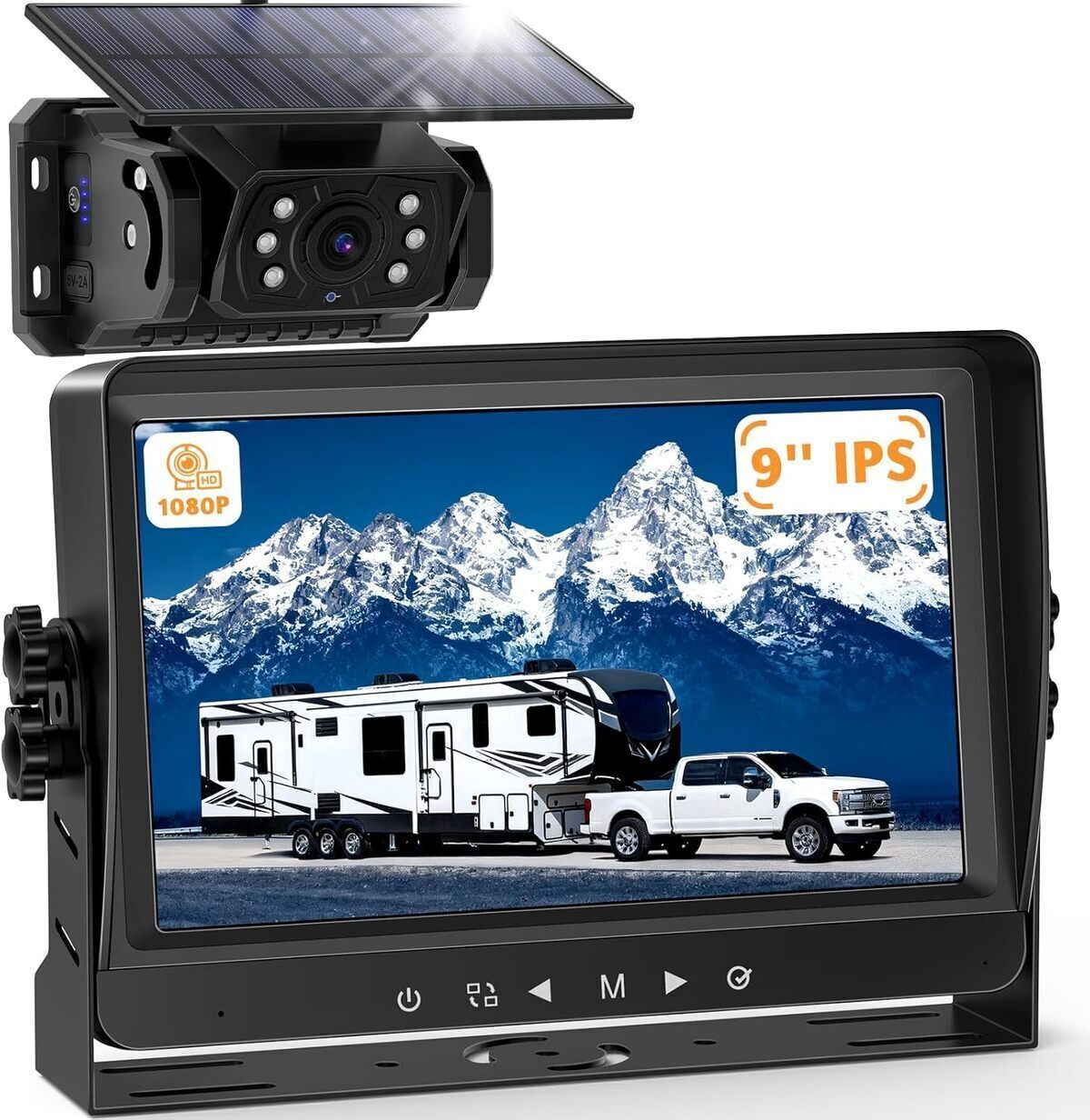 Test caméra de recul solaire VS-9A : performance et simplicité