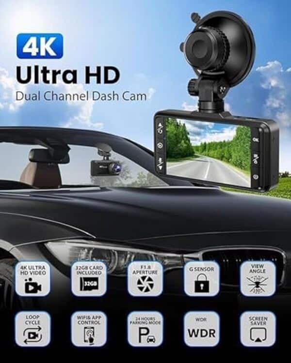 Découvrez notre test complet de la dashcam Oryzom 4K Pro : qualité vidéo ultra HD, vision nocturne avancée et fonctionnalités essentielles pour votre sécurité routière.