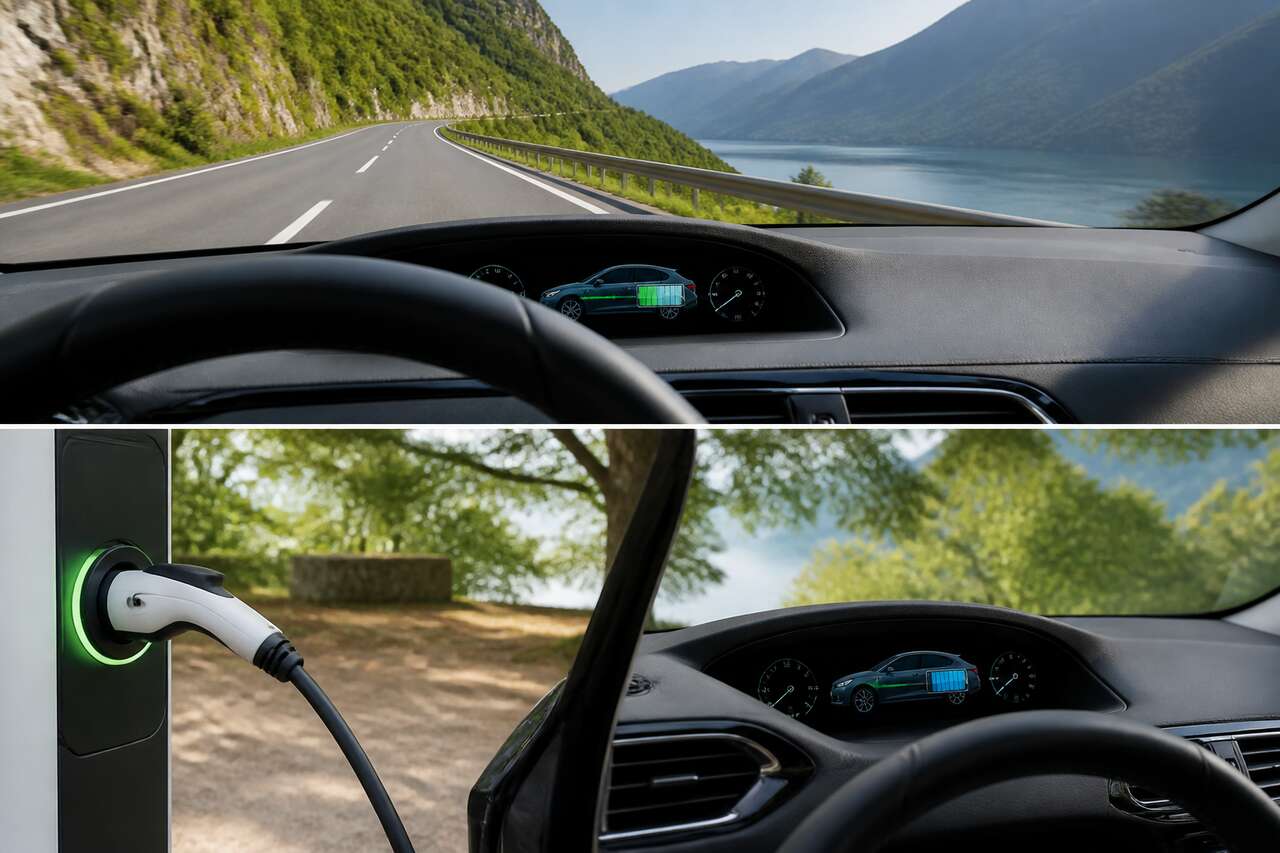 Comment la batterie se recharge en roulant et &agrave; l&rsquo;arr&ecirc;t