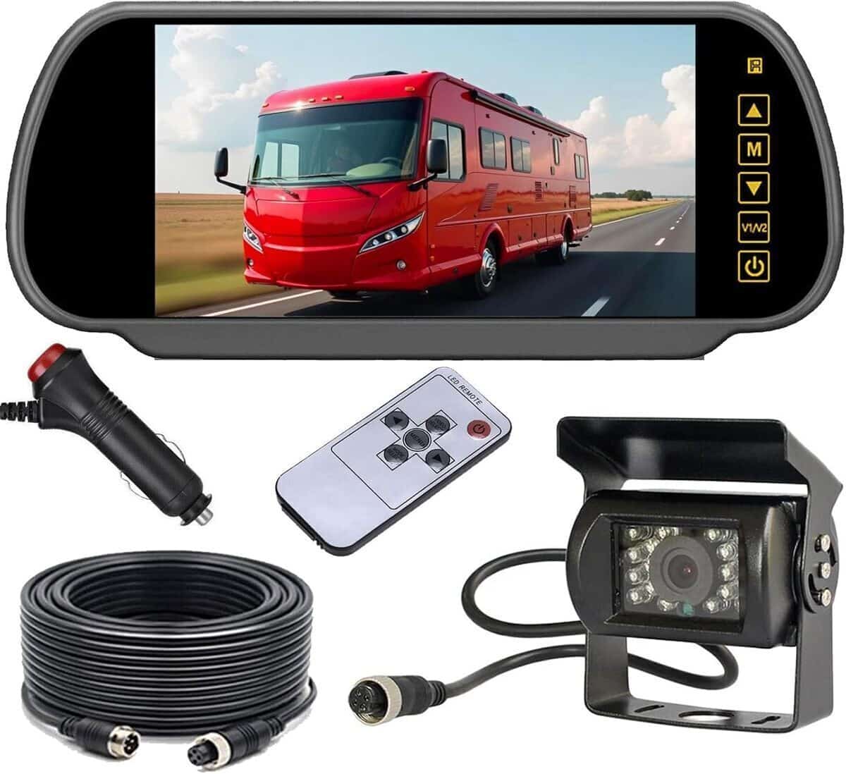 Test : caméra de recul 17, 8 cm pour camping-car et camion