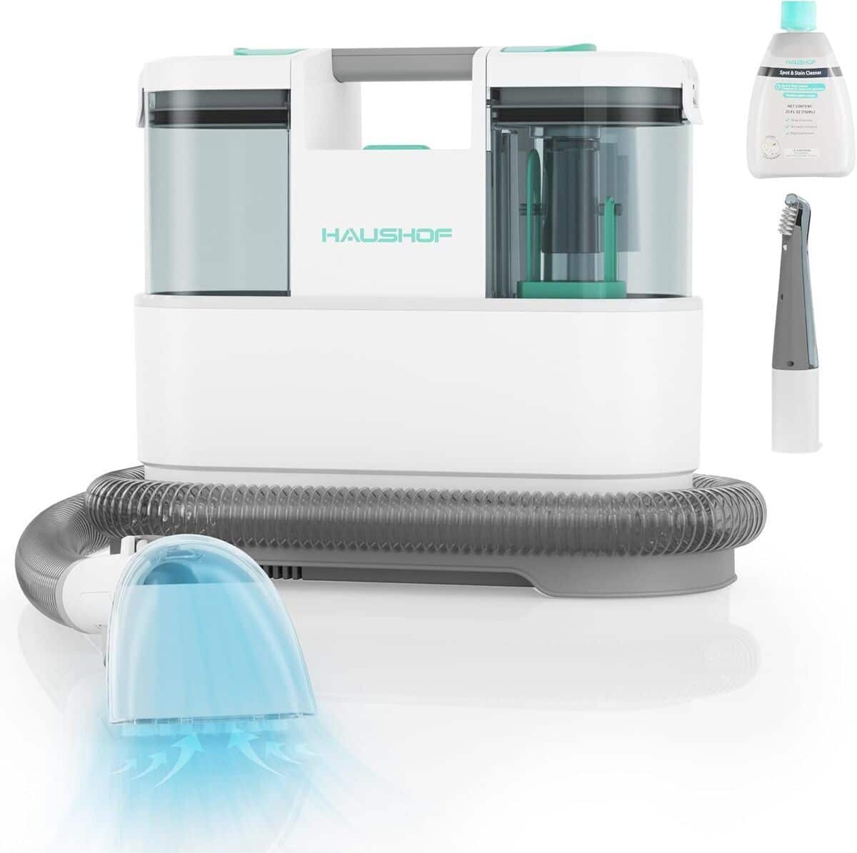 Test de la shampouineuse HAUSHOF StainZapper Pro 450 W