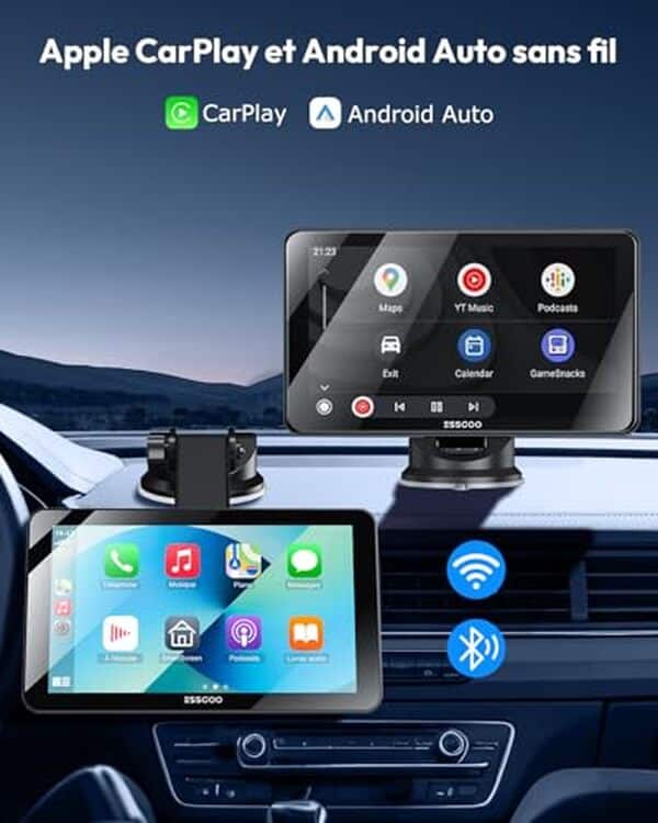 Découvrez notre test de l'écran voiture ESSGOO 7 pouces avec CarPlay et caméra de recul : performances, installation et avis détaillé.