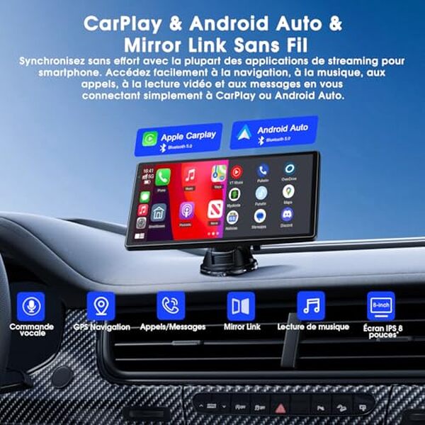 Découvrez notre test complet de l'écran CarPlay Avylet 8 portable et sans fil. Performances, installation et prix : tout ce qu'il faut savoir avant d'acheter.