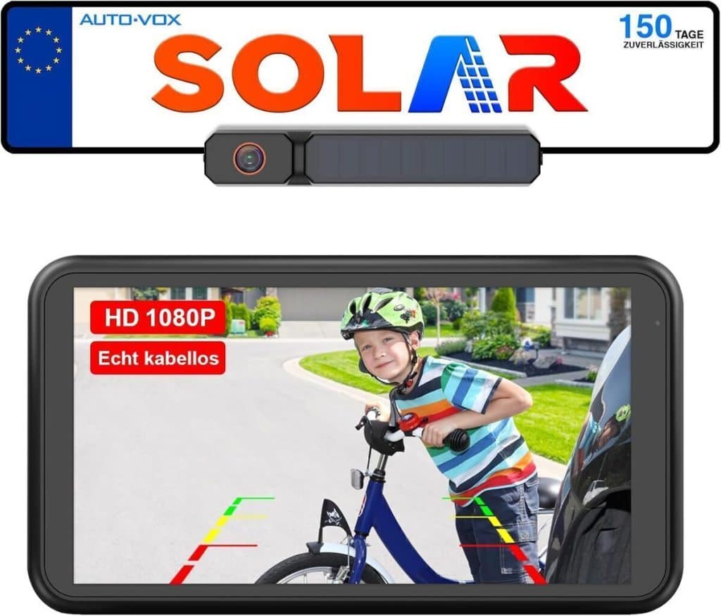 Test caméra de recul sans fil AUTO-VOX Solar : installation rapide et performance 1080P