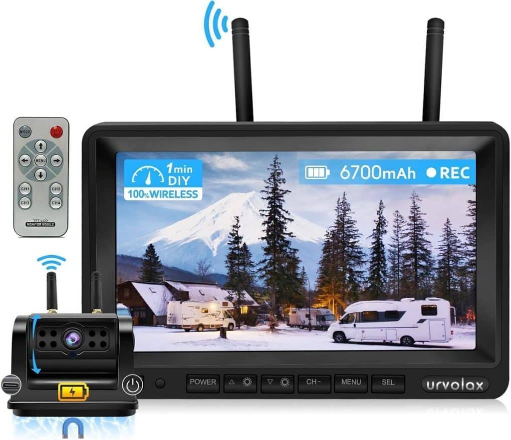 Test de la caméra de recul sans fil Urvolax 65X : performance et installation facile