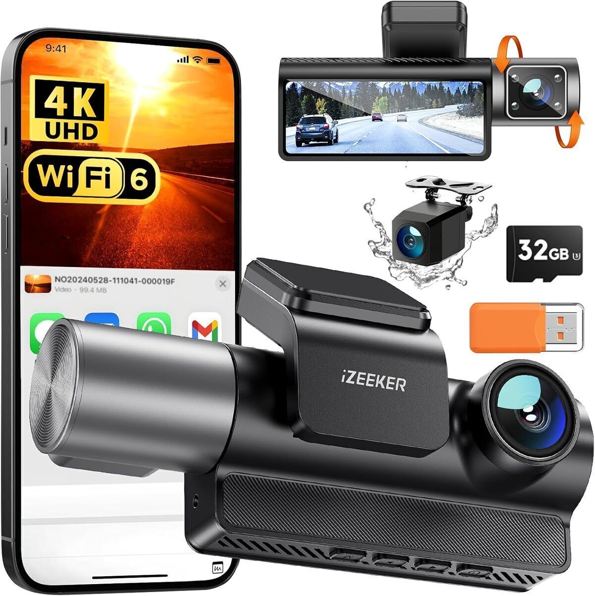Test de la caméra iZEEKER 4K avec vision nocturne
