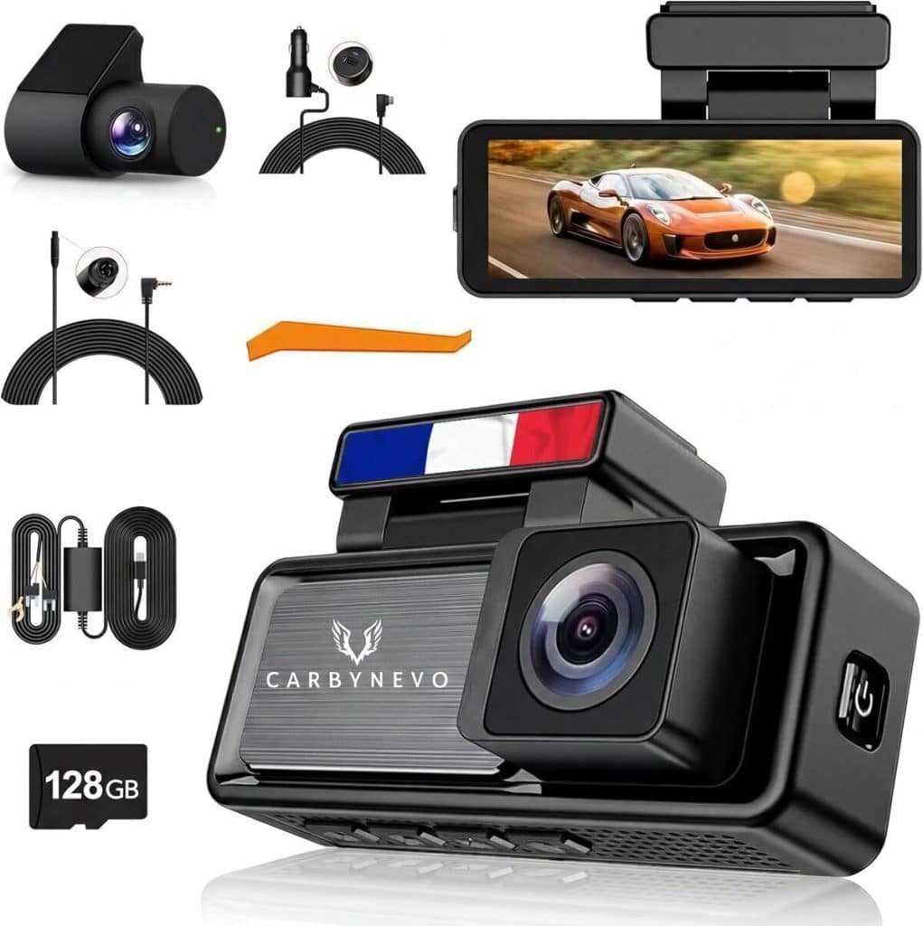 Test de la dashcam 4K CarByNevo EV4K : performance et connectivité
