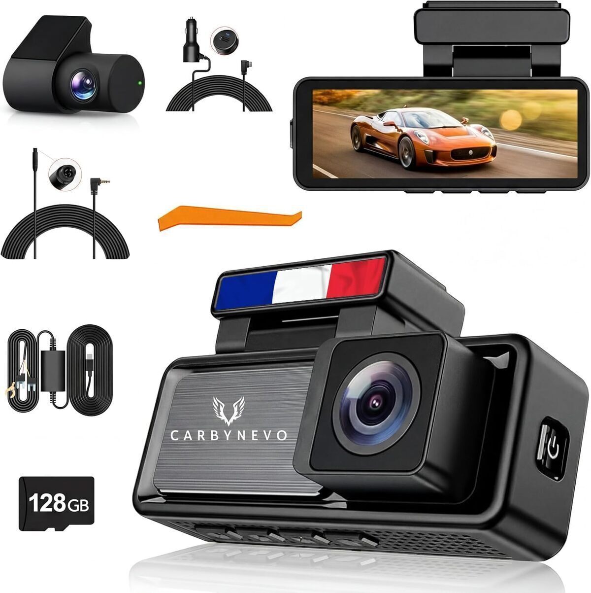 Test de la dashcam 4K CarByNevo EV4K : performance et connectivité