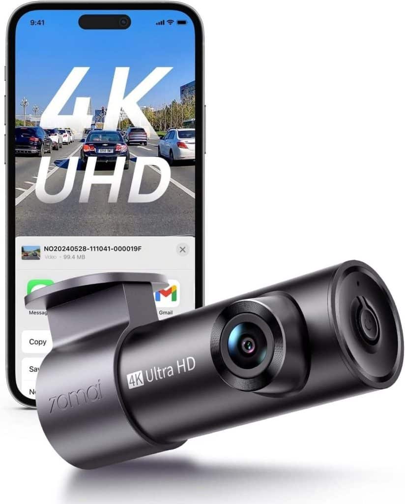 Test de la dashcam 70mai M310 Plus : performance 4K et fonctionnalités avancées