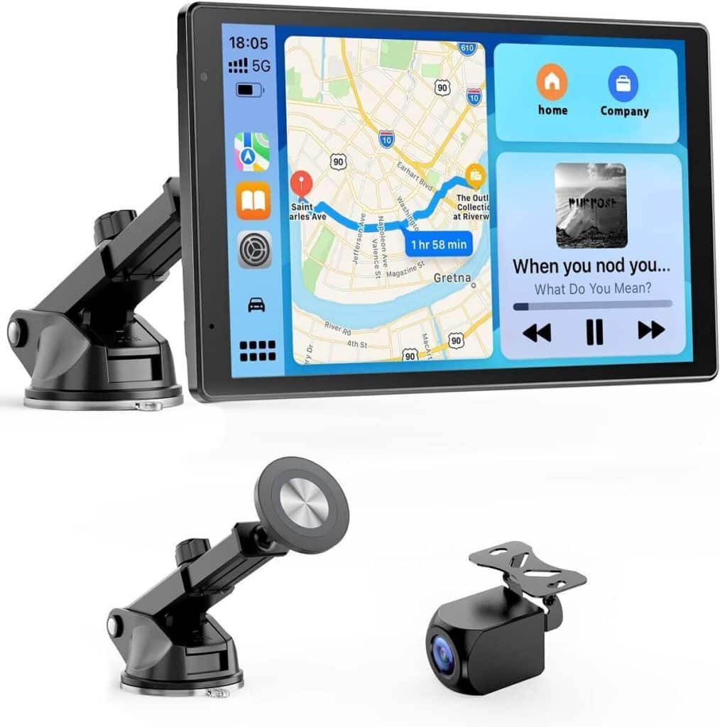 Test de l'écran CarPlay Avylet 8" : portable et sans fil