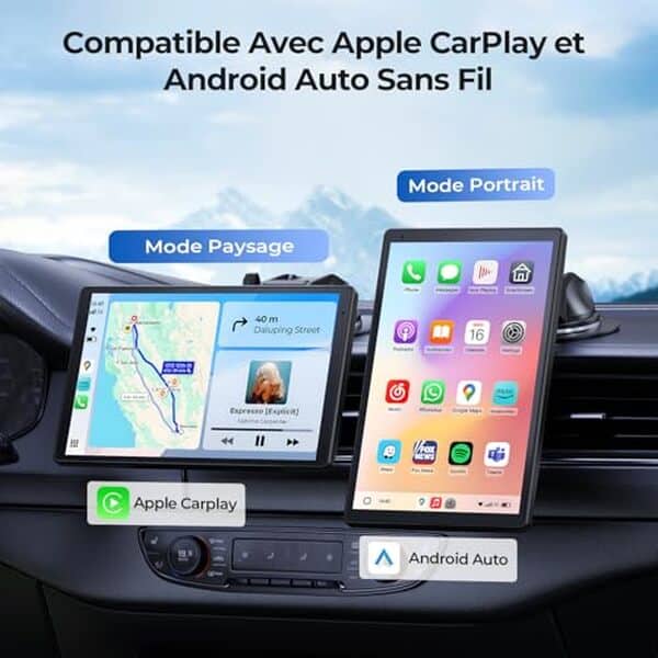 Découvrez notre test détaillé de l'écran portable 8'' compatible Apple CarPlay et Android Auto. Performances, ergonomie et prix décryptés pour faire le bon choix.