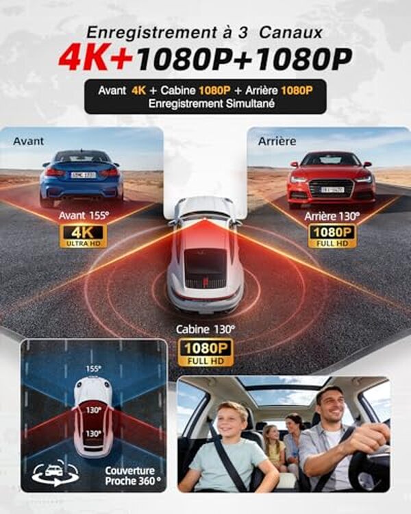 Découvrez notre test détaillé de la dashcam 3 canaux Jzones 4K : qualité vidéo, fonctionnalités et performances haut de gamme analysées en profondeur.