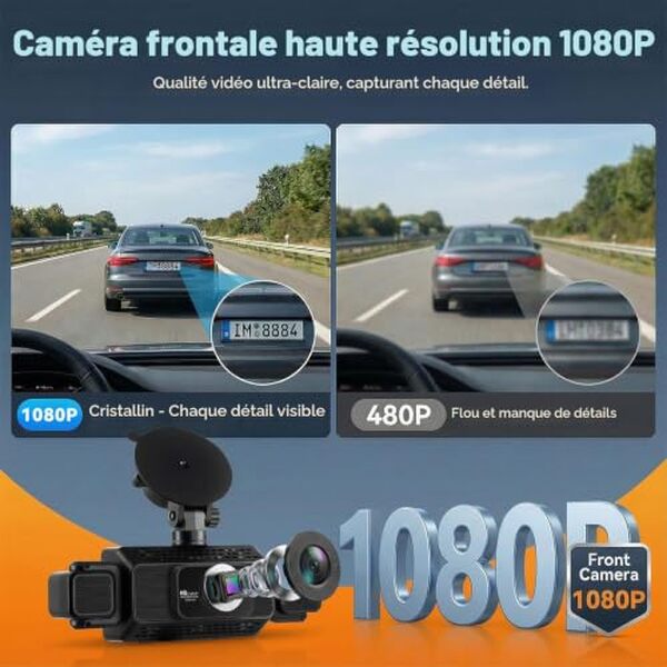 Découvrez notre test détaillé de la dashcam SIXWIN 4 canaux 1080P avec vision à 360° et fonctionnalités avancées pour sécuriser vos trajets en voiture.