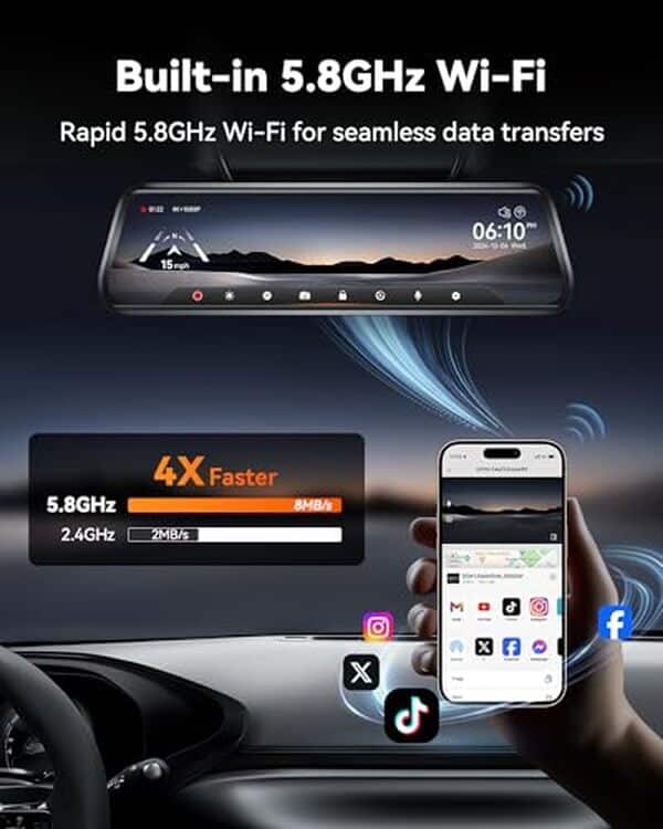 Découvrez notre test complet de la dashcam rétroviseur Wolfbox G930 4K avec GPS et écran tactile : caractéristiques, performances et avis détaillé.