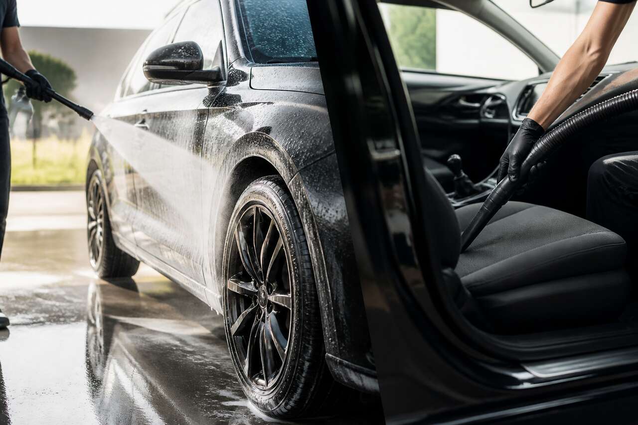 Nettoyer l&rsquo;ext&eacute;rieur efficacement: pr&eacute;-lavage, carrosserie, jantes et vitres