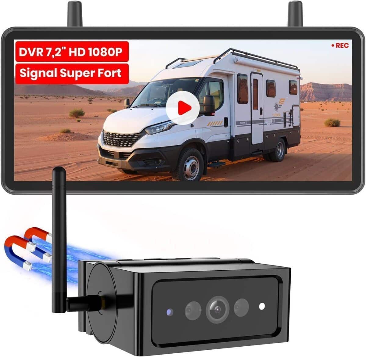 Test de la caméra de recul sans fil AUTO-VOX : efficacité et innovation pour camping-car