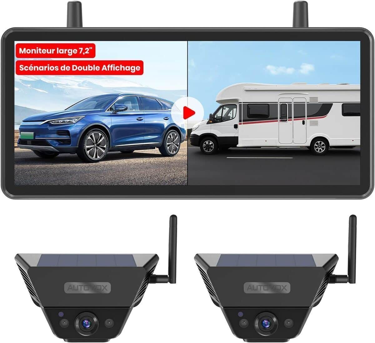 Test de la caméra de recul solaire AUTO-VOX 2 : installation rapide et performance AHD 1080P