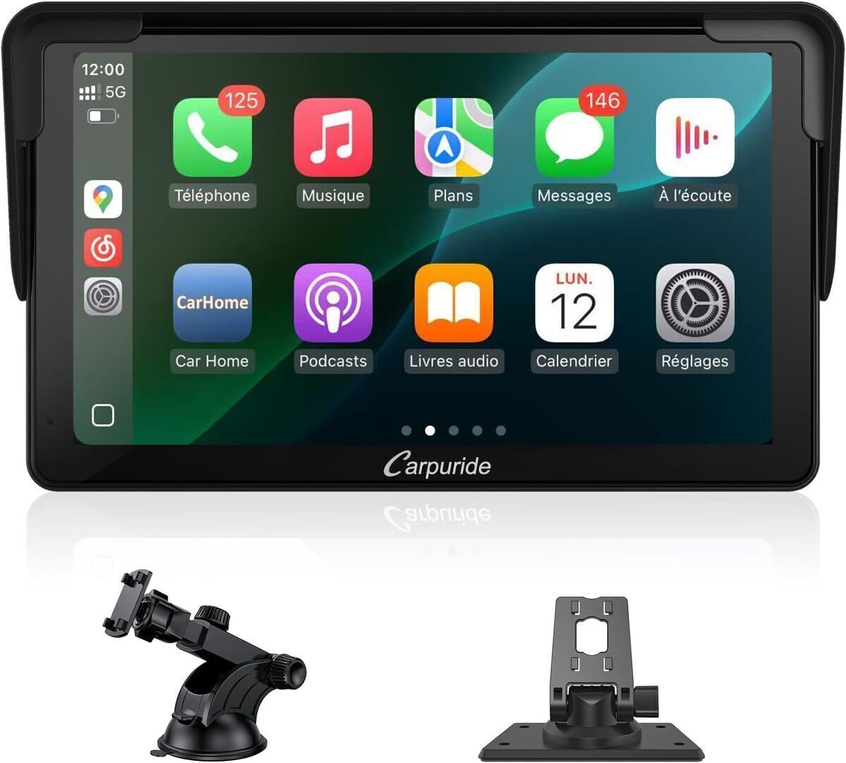 Test de l'autoradio Carpuride 7 pouces avec Carplay et Android Auto