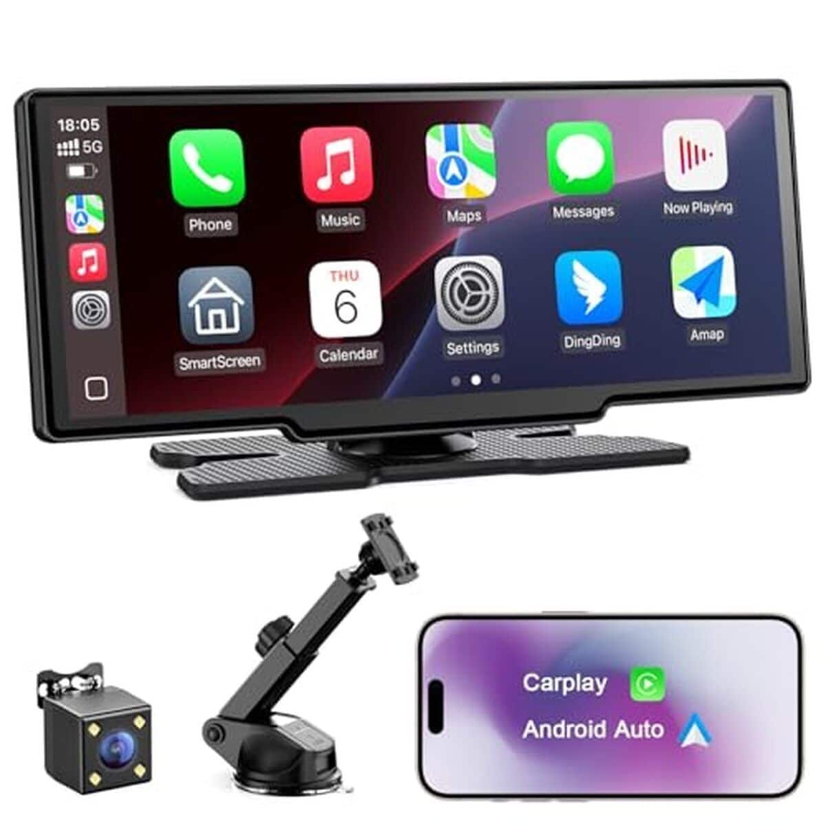 Test de l'écran tactile Avylet 8, 1'' avec Apple Carplay et caméra de recul