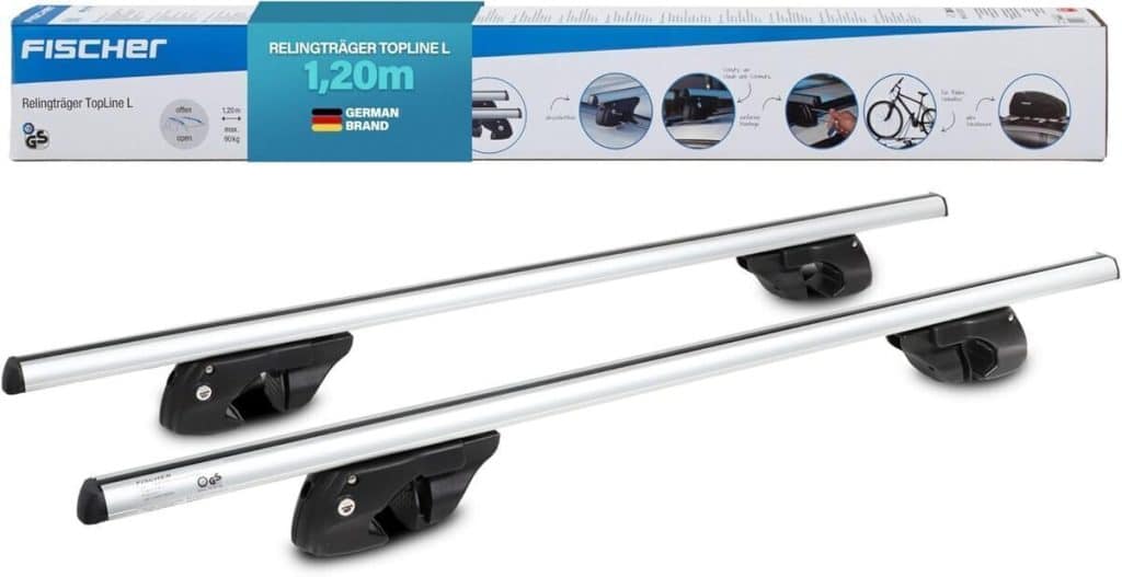 Test du support galerie Fischer 126004 aluminium noir/argent